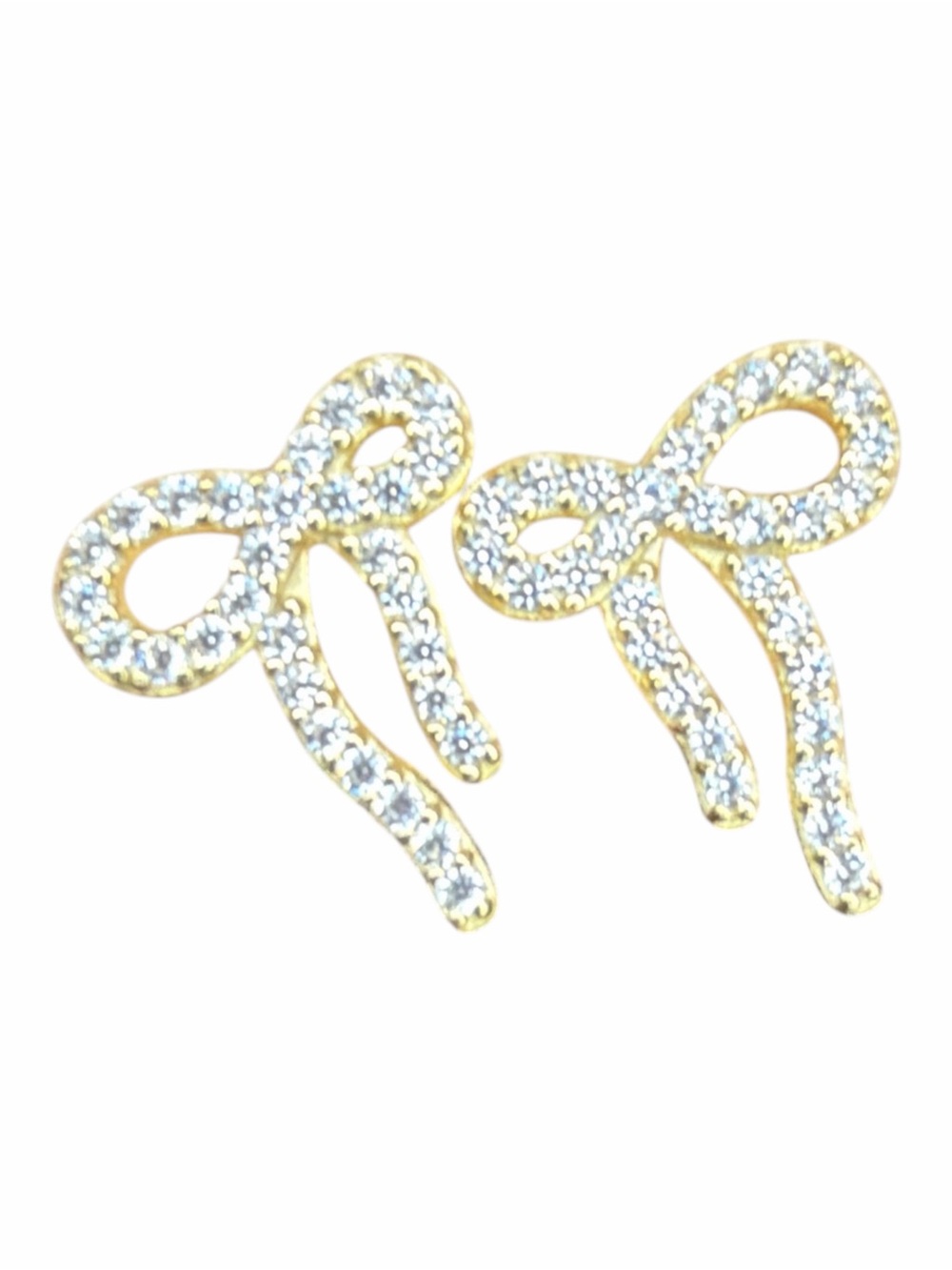 Cupcakes & Cashmere The Eloise Bow Stud Earrings